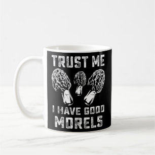 Funny Morel Mushroom Hunter Joke Pun-citattecken Kaffemugg