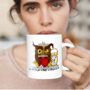 Funny Morgon Cranky Uggla Magisk Mugg