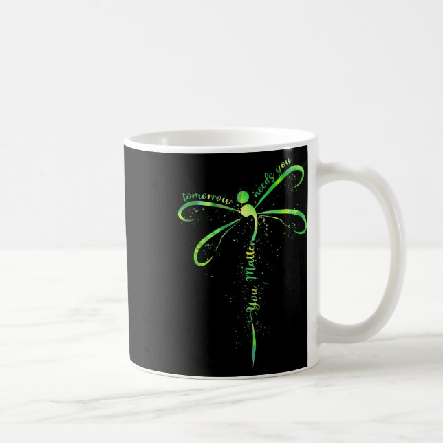 Funny Morgondagen behöver din psykiska hälsomedvet Kaffemugg (Höger)