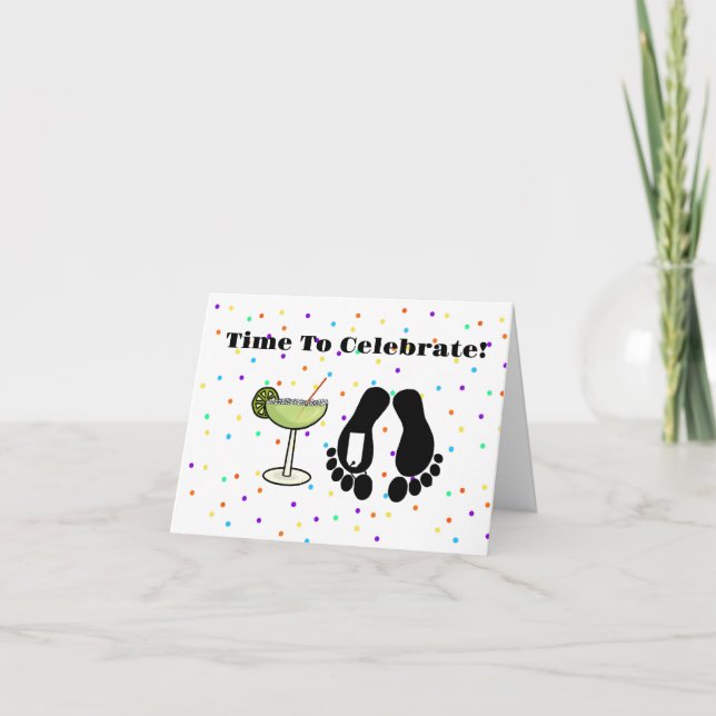 Funny Morgue Toes med Märkre Birthday Card Kort (Framsida)