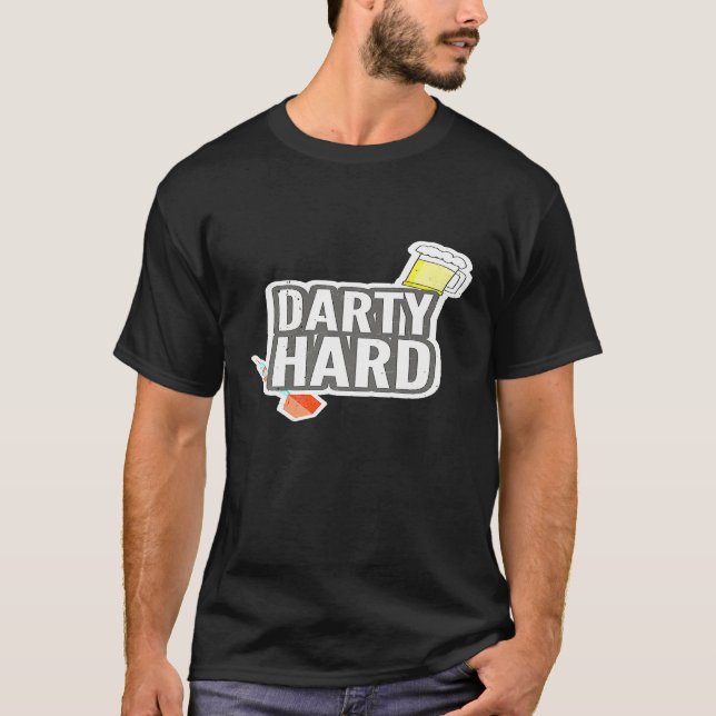 Funny mörk - för mörka spelare -Mörkt hård ton T Shirt (Framsida)