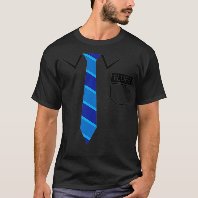 Funny Mormon LDS Missionary Costume T Shirt (Framsida)