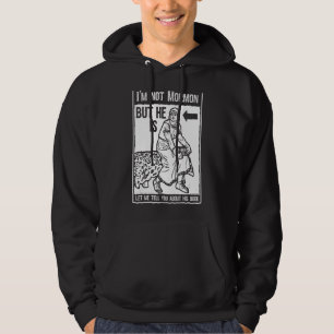 Funny Mormon shirt LDS Bok av Mormon Missionary Hoodie