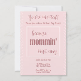 Funny Mors dag Brunch Inbjudningar