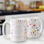 Funny Mors dag Colorful Wildblomme Rosa Arch Kaffemugg<br><div class="desc">Lustigt Mors dag mugg för mamma med fullt redigerbar ordalydelse i en modern båge med färgstarka blommor av vild. Utformningen har en söt vattenfärg mönster av blommor från vilden av ängar på ett mycket ljust rosa färg. Bläddra i min Mors dag Wildblomsamling om du vill ha fler blomsterkort och presenter....</div>