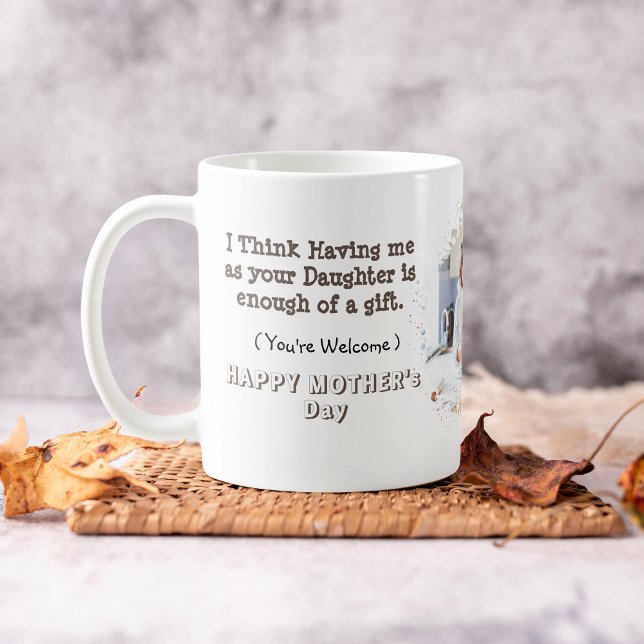 Funny Mors dag från dotter Kaffemugg (Skapare uppladdad)