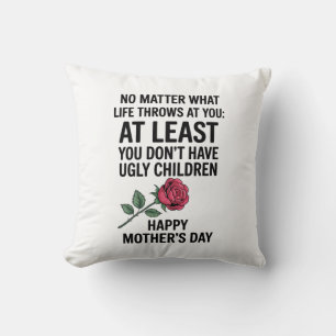 Funny Mors dag Gift Ro Design Kudde