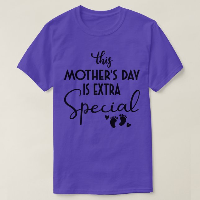 Funny Mors dag gravid Tee for gravid ann (Design framsida)