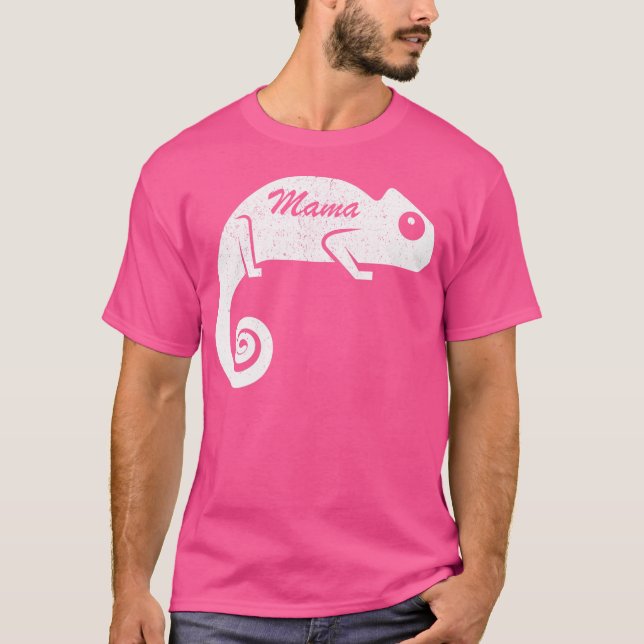 Funny Mors dag Mamma Chameleon s T Shirt (Framsida)
