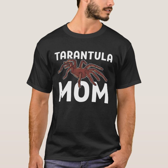 Funny Mors dag Spider Älskare Tarantula Mamma pull T Shirt (Framsida)