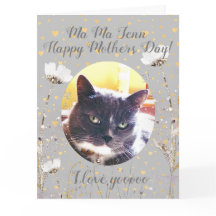Funny Mors dag Surprise-Personlig från Cat