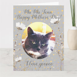 Funny Mors dag Surprise-Personlig från Cat Kort