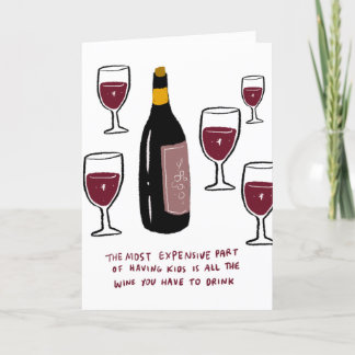 Funny Mor's Day Card | Hela Vin Tack Kort