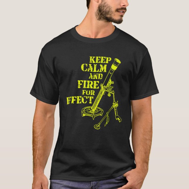 Funny Mortarman Infantry Shirt 0311 0341 11B 11C T (Framsida)
