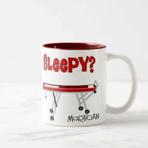 Funny Mortician Gifts Två-Tonad Mugg