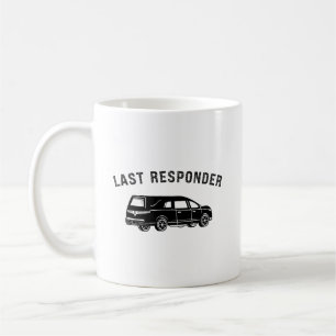 Funny Mortician Hearse Last Responder Kaffemugg