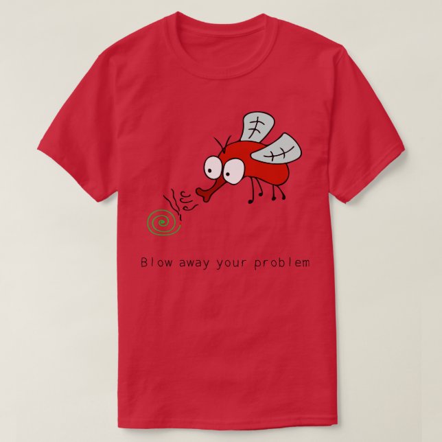 Funny Mosquito T Shirt (Design framsida)