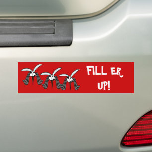 Funny Mosquitoes Filler Er Up-citat Bildekal