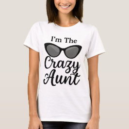 Funny Moster T-Shirt - "Jag är Crazy Moster" Cat Ö