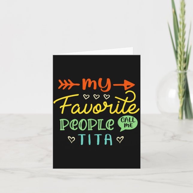 Funny Mother's Day Gift My Favorite People Call Me Kort (Framsida)