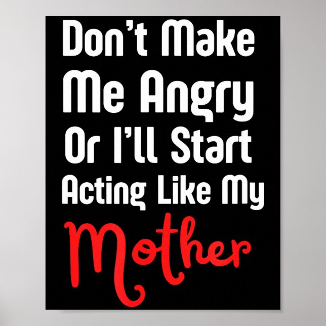 Funny Mother's Day  Poster (Framsidan)