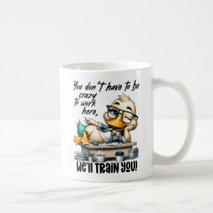 Funny Motivational Anka Mugg Kontors humor