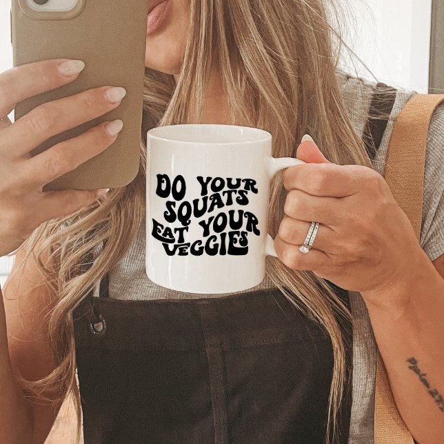 Funny Motivational Mugg Squats Mugg Fitness Gifts (Skapare uppladdad)
