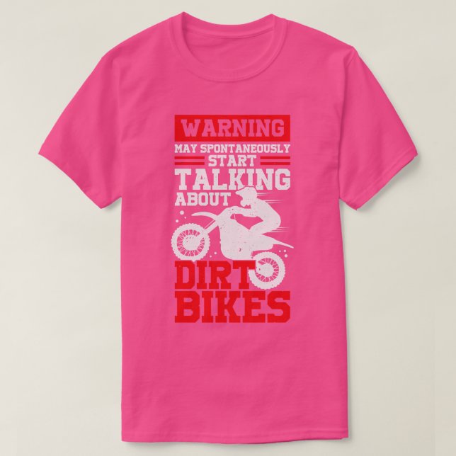 Funny Motocross Dirt Bike Rider Gift T Shirt (Design framsida)