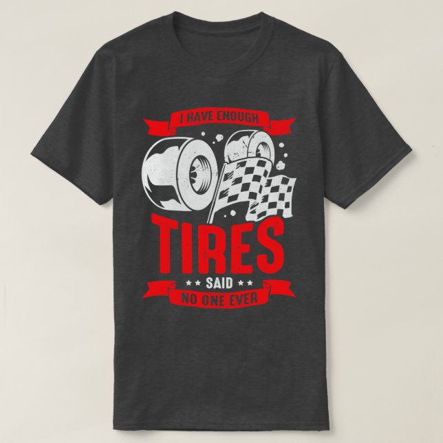 Funny Motor Tävla Karting Go Kart Driver Gift T Shirt (Design framsida)