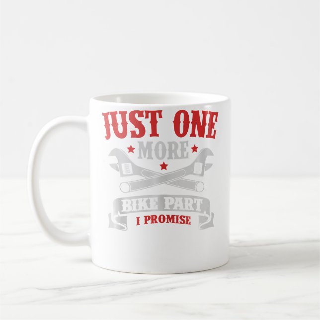 Funny Motorcycle Mechanic For Motorbike Repairman  Kaffemugg (Vänster)