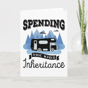 Funny Motorhome RV Pension Gift Pappa Kort