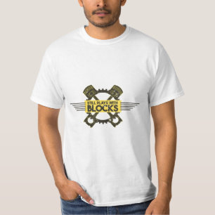 Funny motormekanism Humor för bilreparationsvarv T Shirt