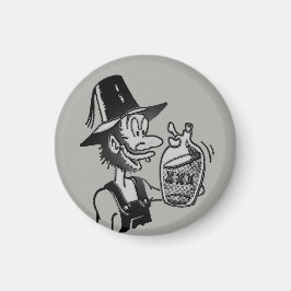 Funny Mountain Man 🏔️ Comical Hillbilly Magnet