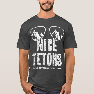 Funny Mountain Nice Tetons Grand Teton National T Shirt