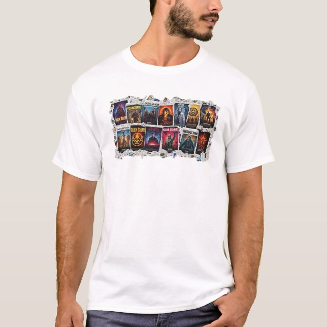 Funny Movie Poster Parody T-Shirt   (Framsida)