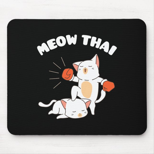Funny Muay Thai Cats Thai Boxing Fighter Gift Musmatta (Framsidan)