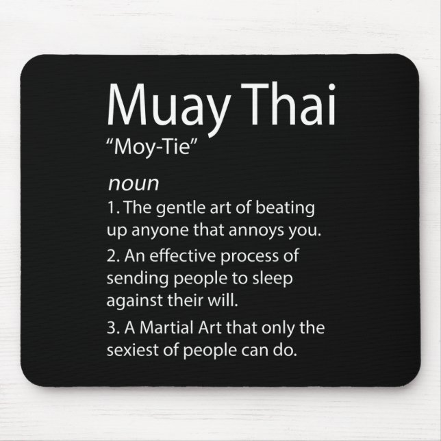 Funny Muay Thai och Thai Boxing - Muay Thai Defini Musmatta (Framsidan)