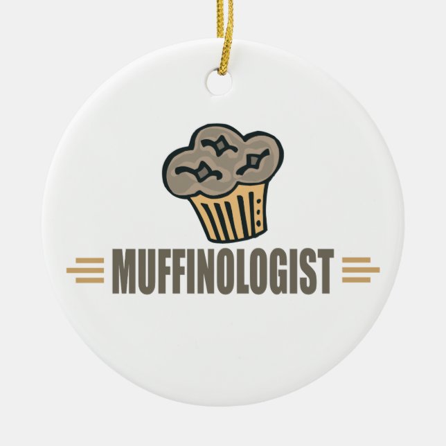 Funny Muffin Julgransprydnad Keramik (Framsidan)