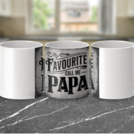 Funny Mug for Pappa - Fars dag & Birthday Gift Mugg