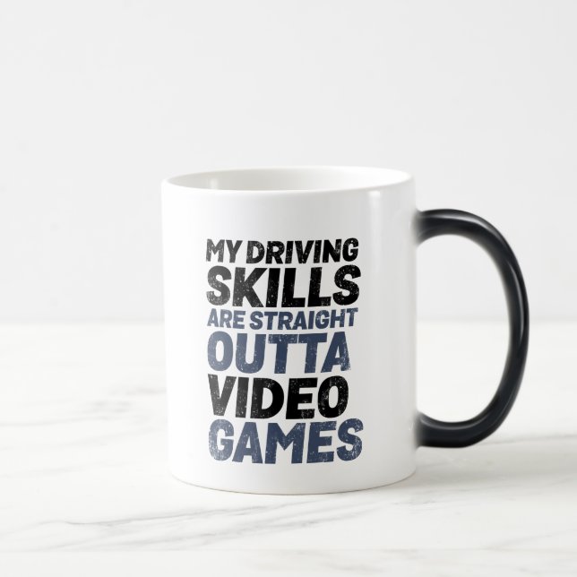 Funny Mug for Tävla Games Gamer och Geek Magisk Mugg (Höger)