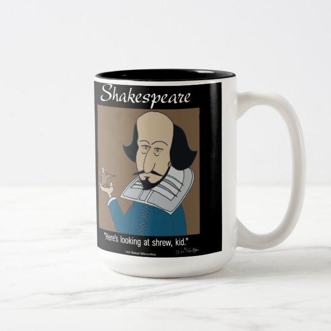 Funny Mug - Shakespeare The Taming of the Shrew Två-Tonad Mugg (Höger)