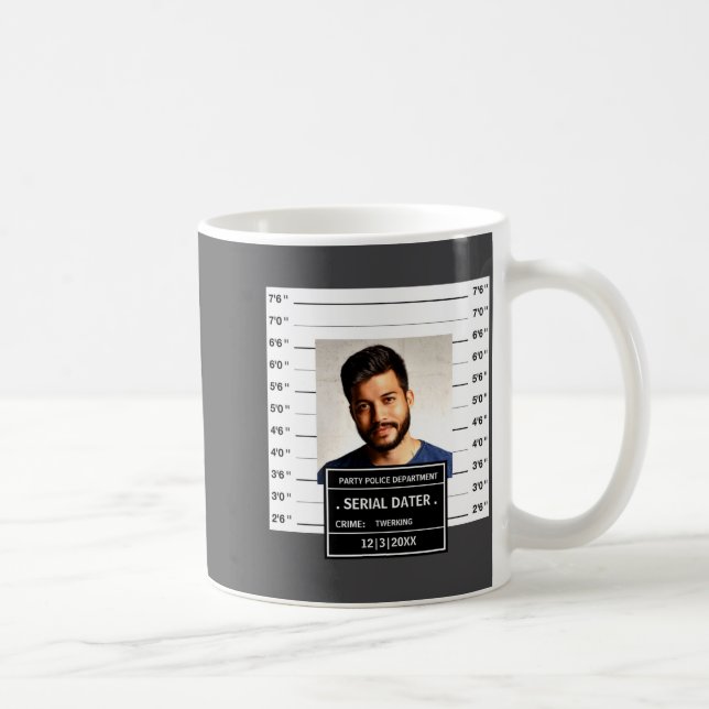 Funny Mugshot Ster  Kaffemugg (Höger)