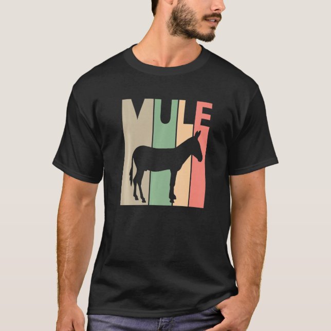 Funny Mule Costume T Shirt (Framsida)