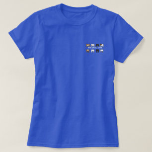 Funny Multifärgad Cat Ram T-Shirt