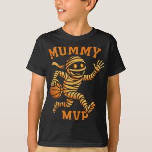 Funny Mummy Basketball Halloween Design Mvp Monste T Shirt