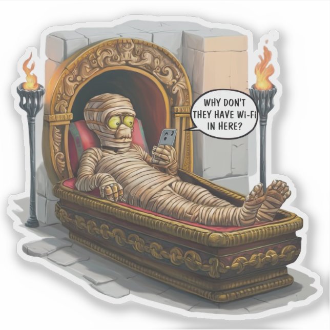 Funny Mummy Klistermärken (Framsida)