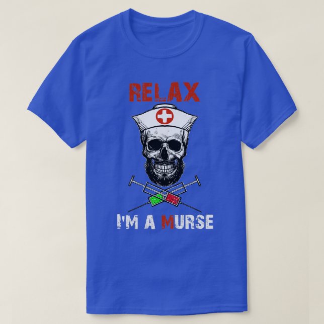 Funny Murse Male Nurse Gift T Shirt (Design framsida)