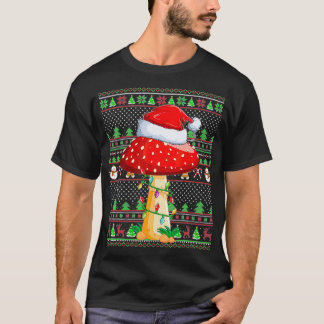 Funny Mushroom Älskare-familjen som matchar Ugly M T Shirt