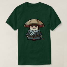Funny Mushroom Ronin Wandering Samurai Illustratio T Shirt