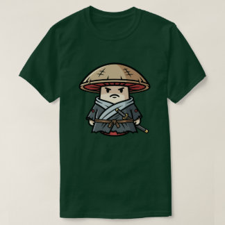 Funny Mushroom Ronin Wandering Samurai Illustratio T Shirt
